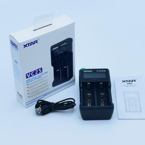 XTAR VC2S USB LCD Li-Ion/Ni-MH/Ni-CD