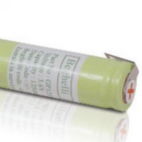 Batteria Lampada Emergenza BEGHELLI Ni-MH 3.6v 1,2 Ah con uscita FASTON