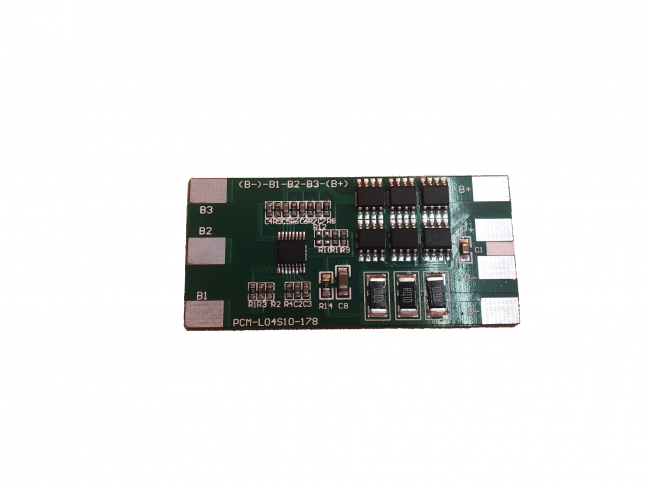 Circuito di protezione per batteria litio 4S (BMS-PCM) PCM-L04S10-178