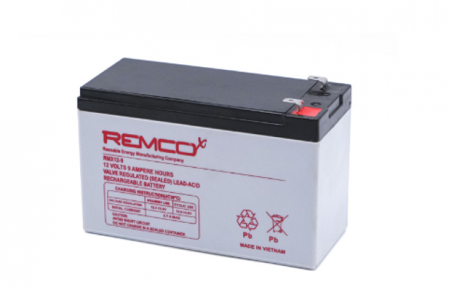 BATTERIA PIOMBO REMCO 12V 9AH