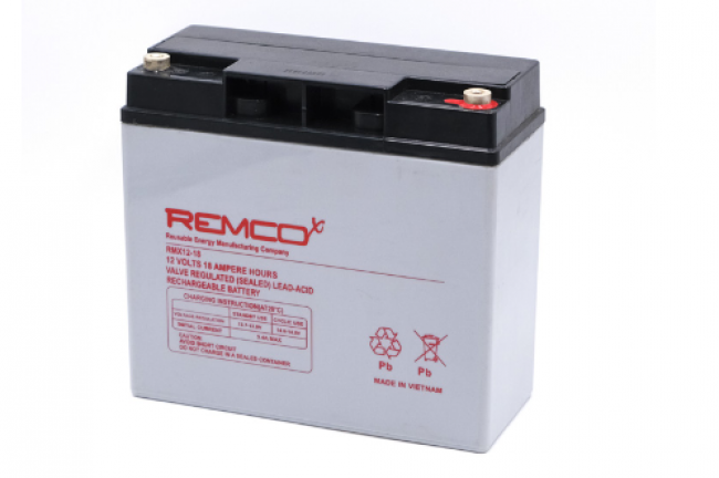 BATTERIA PIOMBO REMCO 12V 18AH
