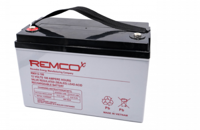 BATTERIA PIOMBO REMCO 12V 100AH