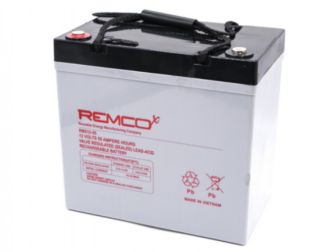 BATTERIA PIOMBO REMCO 12V 55AH