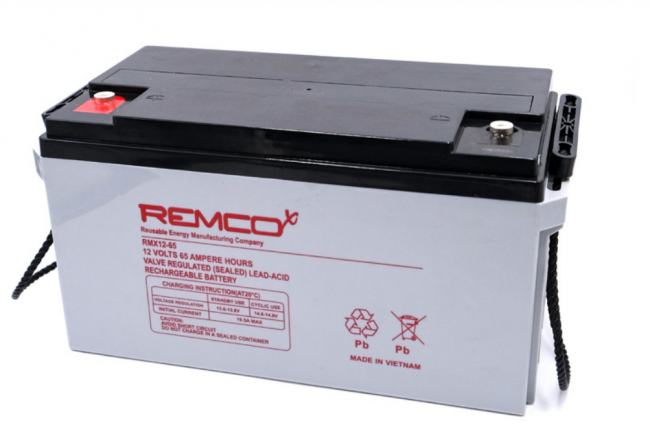 BATTERIA PIOMBO REMCO  12V 65AH