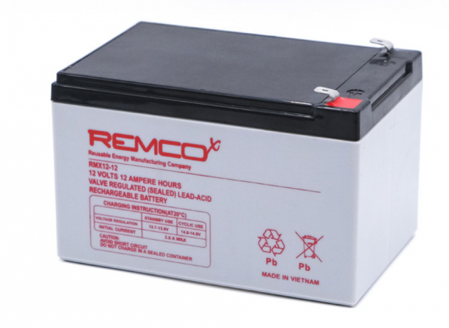 BATTERIA PIOMBO REMCO 12V 12AH