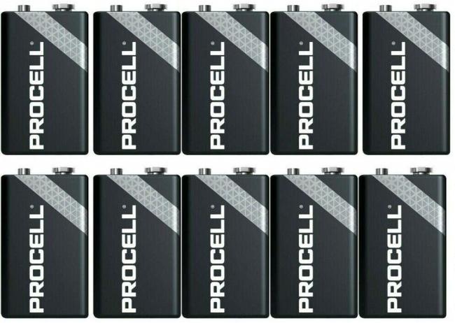 ALCALINA 9V 6LR61 PROCELL BOX 10PZ 