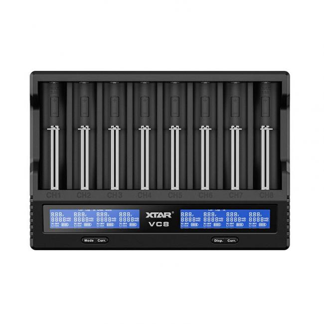 XTAR VC8 Type-C LCD Li-Ion/Ni-MH/Ni-CD