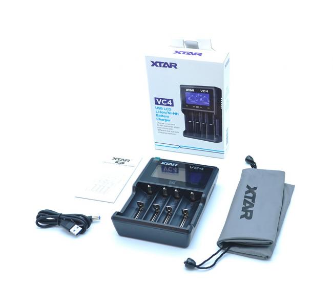 XTAR VC4 LCD Li-Ion/Ni-MH/Ni-CD