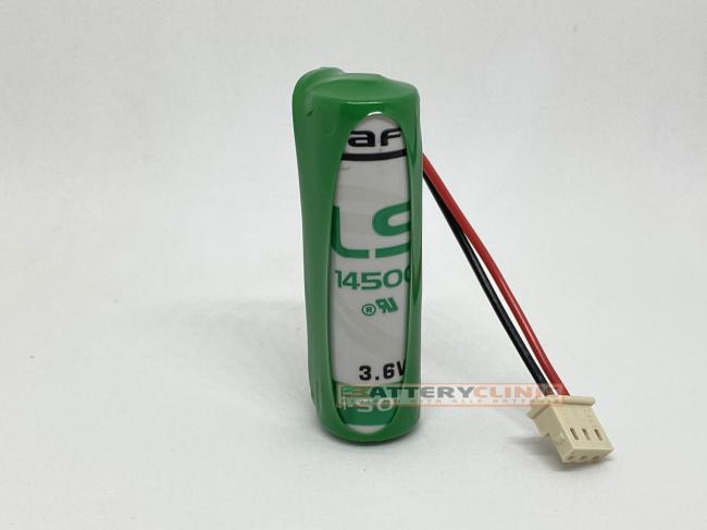 SAFT PACCO BATTERIE LITIO CON CONNETTORE COMPATIBILE TECNOALARM 3,6V 2,6AH 