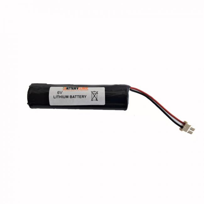 BAT6VSENS DUEVI Batteria Litio PANASONIC 6V 1,55Ah compatibile DUEVI