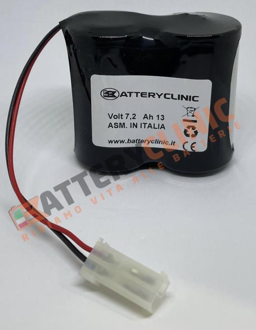 SAFT PACCO BATTERIE LITIO COMPATIBILE CON SISTEMA DI SICUREZZA SECURITY CA’/SILENTRON 7,2V 13Ah 