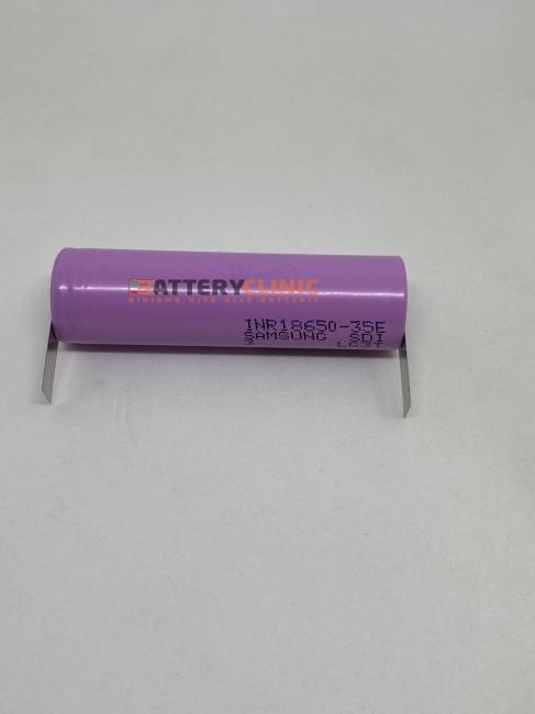 Samsung INR18650-35E 3,5Ah 3.7V Li-Ion con lamella