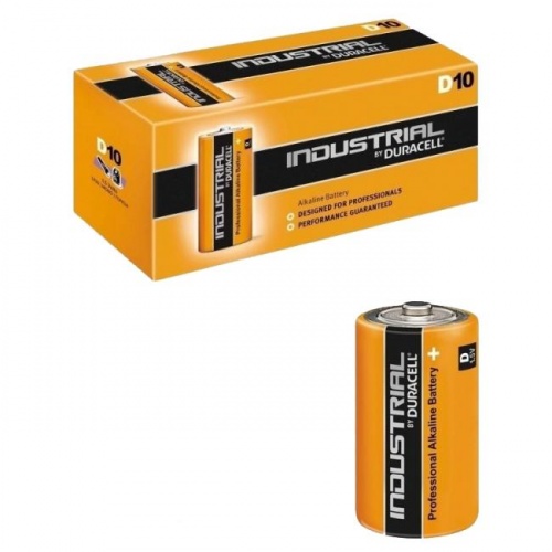 DURACELL INDUSTRIAL BOX 10PZ TORCIA D ALCALINA LR20