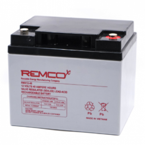 BATTERIA PIOMBO REMCO 12V 40AH