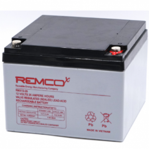 BATTERIA PIOMBO REMCO 12V 26AH