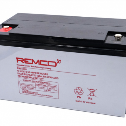 BATTERIA PIOMBO REMCO  12V 65AH