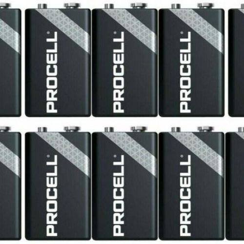 ALCALINA 9V 6LR61 PROCELL BOX 10PZ 