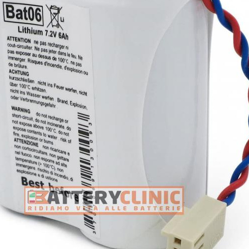 BATTERIA BAT06 COMPATIBILE BATLI06 7,2V 6 Ah LOGISTY , Hager