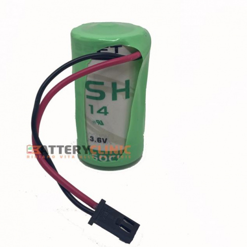 AVS  Batteria al Litio LSH14 SAFT 3,6V 5,8Ah SAFT compatibile AVS OUTSPIDER