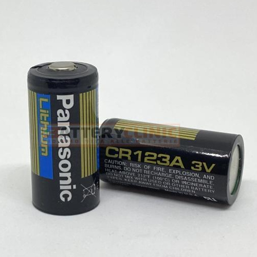 PANASONIC CR123A DL123 CR17345 LITIO 3V PER SENSORE ALLARME