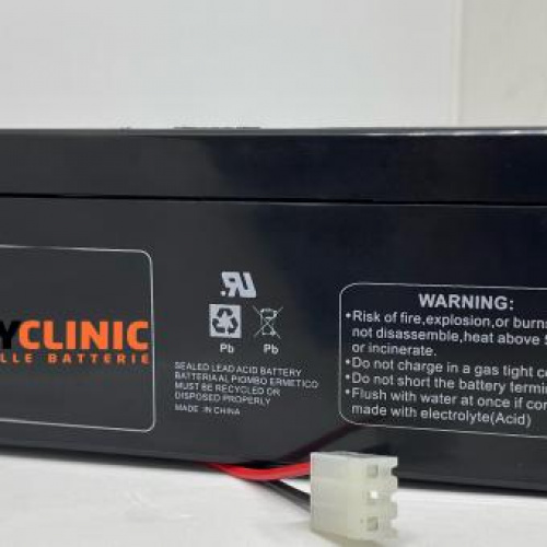 BATTERIA AL PIOMBO RICARICABILE 6V 4Ah PER LAMPADA BEGHELLI 8800