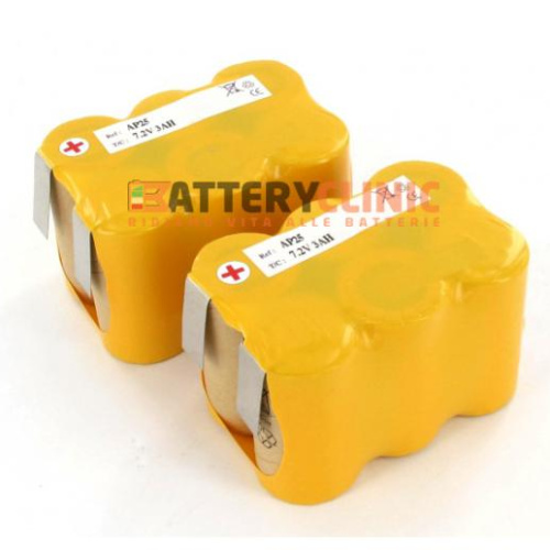 Batteria legatrice PELLENC AP25 e FIXION 14,4V 3000mAh Ni-Mh Kit 2 Batteria da 7,2V 3Ah